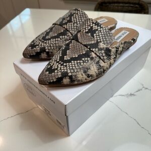 Steve Madden Snakeskin Mule